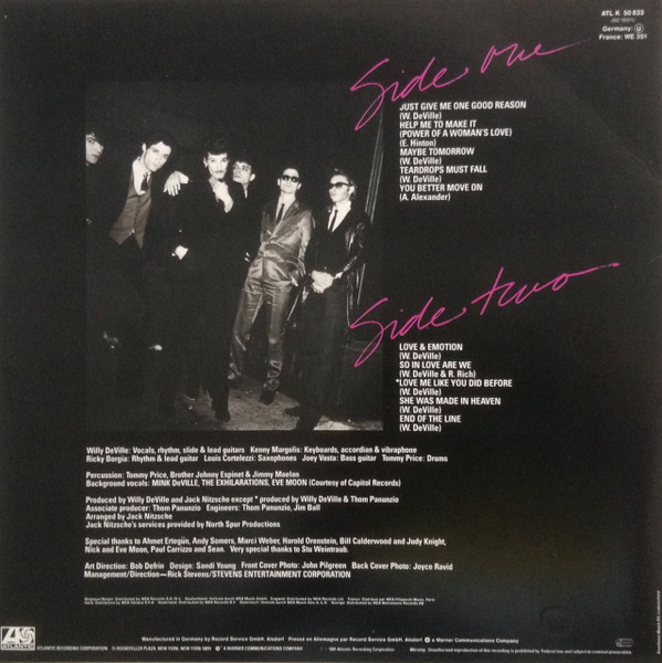 Mink DeVille - Coup De Grâce | Atlantic (ATL 50 833) - 2 Mink DeVille - Coup De Grâce | Atlantic (ATL 50 833) - 2