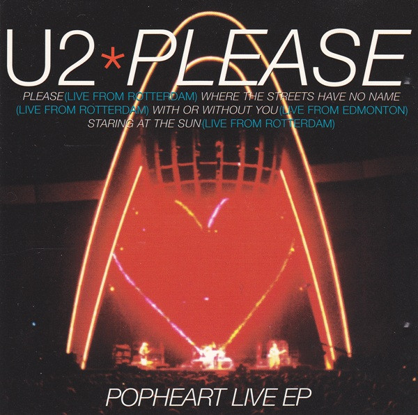 U2 - Please (Popheart Live EP) | Island Records (314 572 133-2) - main