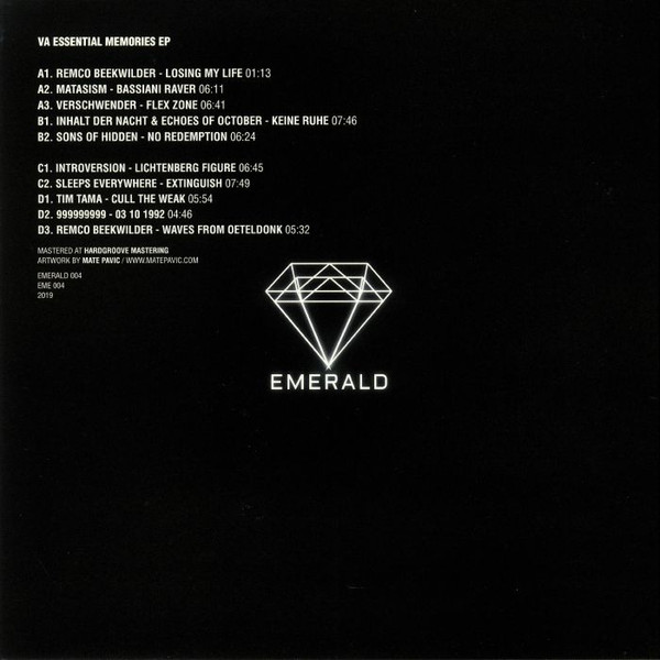 Various - Essential Memories EP | Emerald (EMERALD 004) - 2 Various - Essential Memories EP | Emerald (EMERALD 004) - 2
