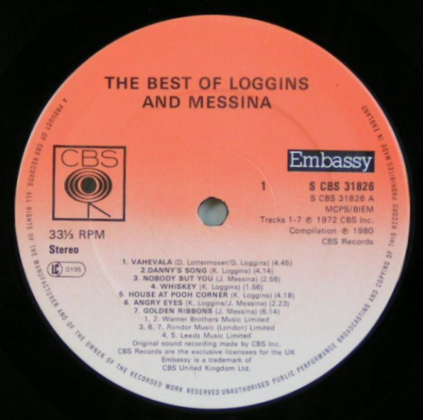 Loggins And Messina - The Best Of | CBS (S CBS 31826) - 2 Loggins And Messina - The Best Of | CBS (S CBS 31826) - 2