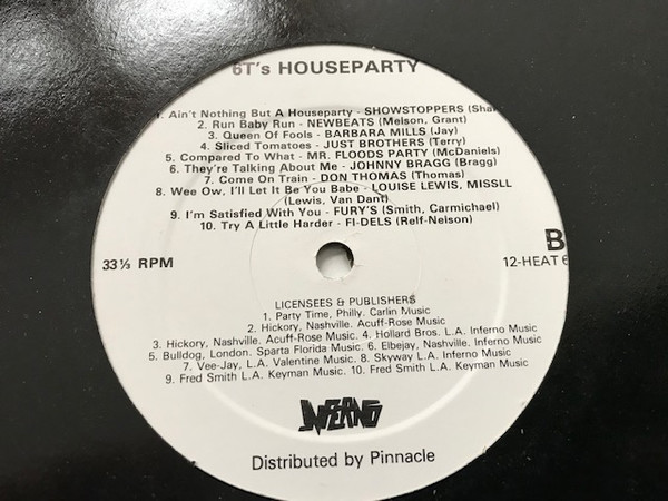 Gloria Jones / Various - Tainted Love / 6T's Houseparty | Inferno (12-HEAT 6) - 2 Gloria Jones / Various - Tainted Love / 6T's Houseparty | Inferno (12-HEAT 6) - 2