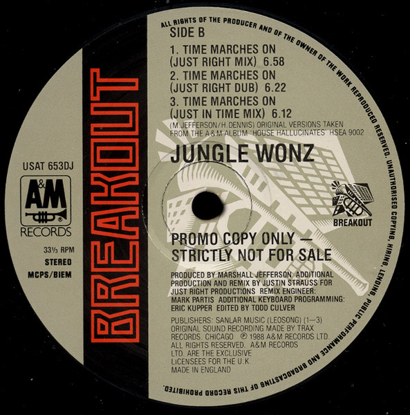 Jungle Wonz - Time Marches On (The Remixes) | Breakout (USAT 653DJ) - 4