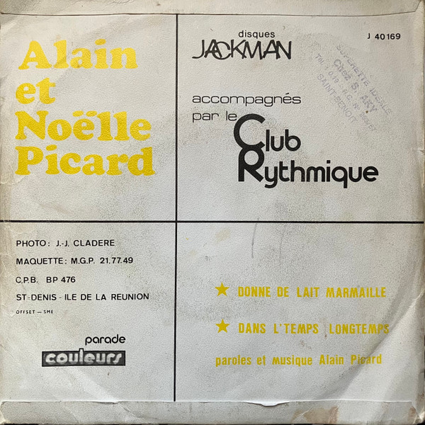 Alain Et Noëlle Picard - Alain et Noëlle Picard | Disques Jackman (J 40 169) - 2 Alain Et Noëlle Picard - Alain et Noëlle Picard | Disques Jackman (J 40 169) - 2