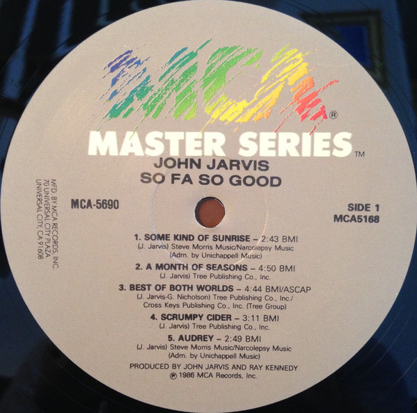John Jarvis - So Fa So Good | MCA Records (MCA-5690) - 3 John Jarvis - So Fa So Good | MCA Records (MCA-5690) - 3