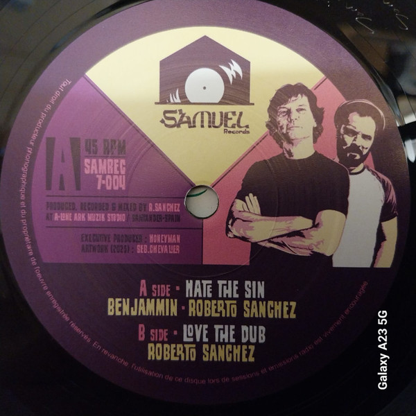 Benjammin , Roberto Sanchez - Hate The Sin | Samuel Records (SamRec 7-004) - main Benjammin , Roberto Sanchez - Hate The Sin | Samuel Records (SamRec 7-004) - main