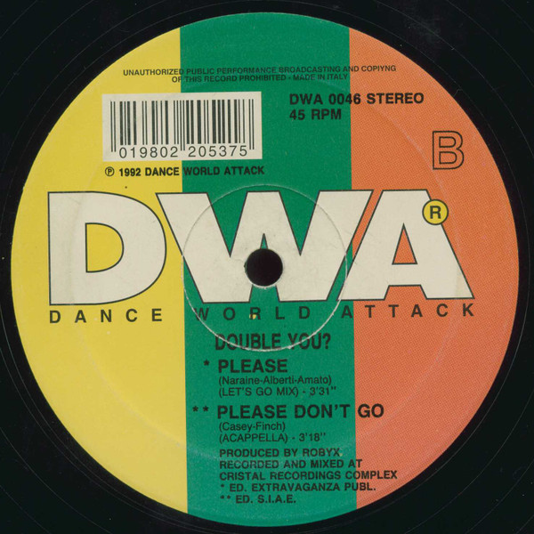 Double You - Please Don't Go | DWA (Dance World Attack) (DWA 0046) - 4