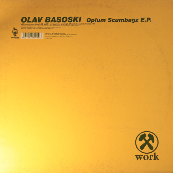 Olav Basoski - Opium Scumbagz E.P. | Vendetta Records (VENMX 295)