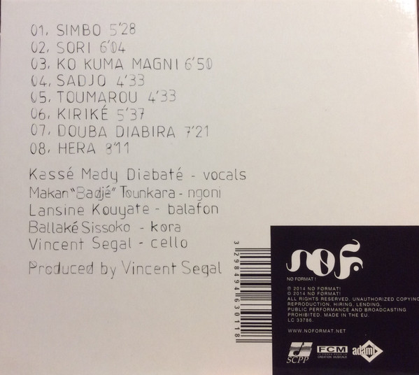 Kassé Mady Diabaté - Kiriké | No Format (NØF.26) - 2 Kassé Mady Diabaté - Kiriké | No Format (NØF.26) - 2