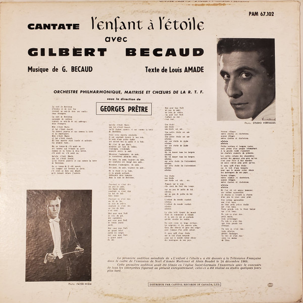 Gilbert Bécaud - L'Enfant À L'Étoile | Pathé (PAM 67.102) - 2 Gilbert Bécaud - L'Enfant À L'Étoile | Pathé (PAM 67.102) - 2