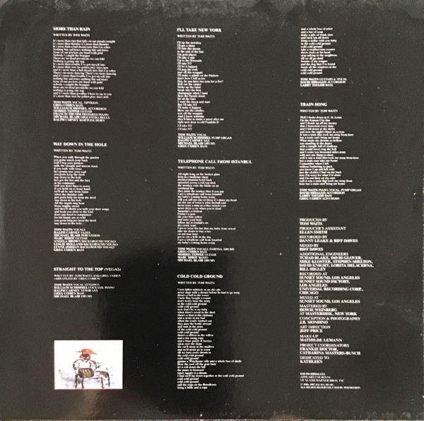 Tom Waits - Franks Wild Years | Island Records (ITW 3) - 3 Tom Waits - Franks Wild Years | Island Records (ITW 3) - 3