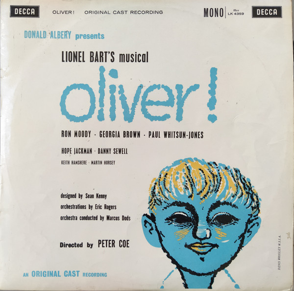 Lionel Bart - "Oliver!" Original London Cast - Oliver! | Decca (LK 4359)