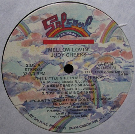 Judy Cheeks - Mellow Lovin' | Salsoul Records (SA 8514) - 3