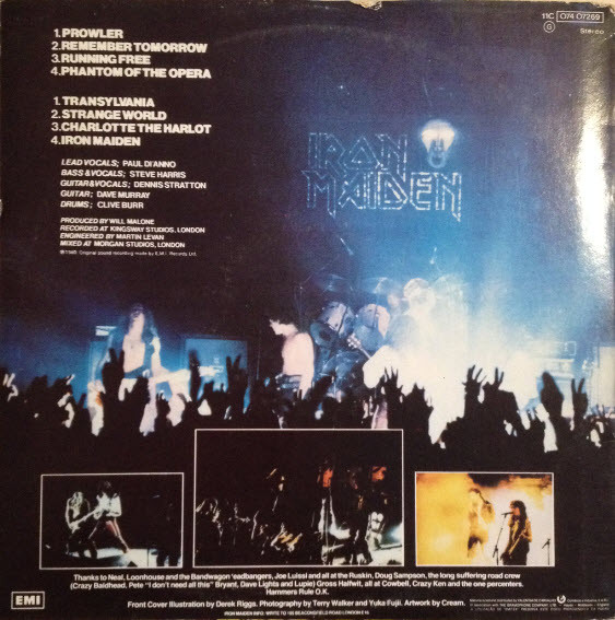 Iron Maiden - Iron Maiden | EMI (11C 074 07269) - 2