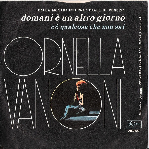 Ornella Vanoni - Domani È Un Altro Giorno | Ariston (AR.0520) - 2