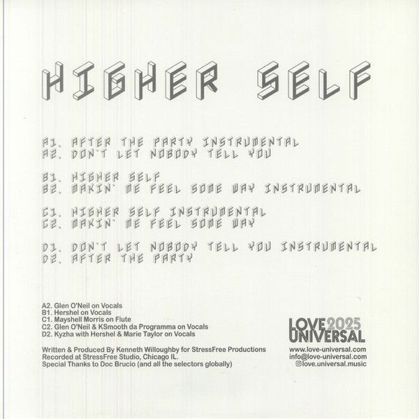 KSmooth Da Programma - Higher Self LP | Love Universal (LU002) - 2 KSmooth Da Programma - Higher Self LP | Love Universal (LU002) - 2