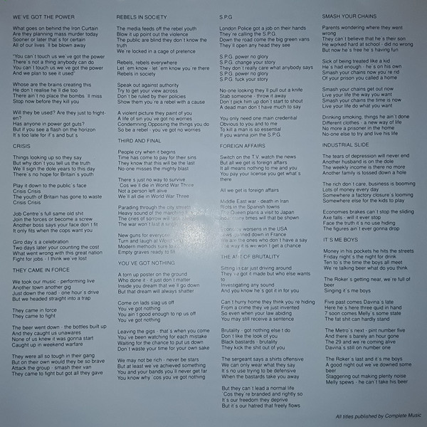 Red Alert - We've Got The Power | Captain Oi! (Ahoy LP 12) - 3