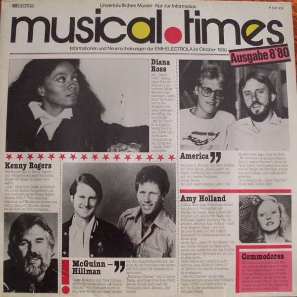 Various - Musical Times • Ausgabe 8'80 | EMI Electrola (P 528 008)