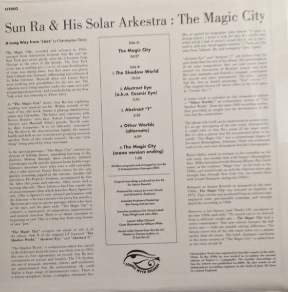 The Sun Ra Arkestra - The Magic City | Cosmic Myth Records (CMR-001) - 2