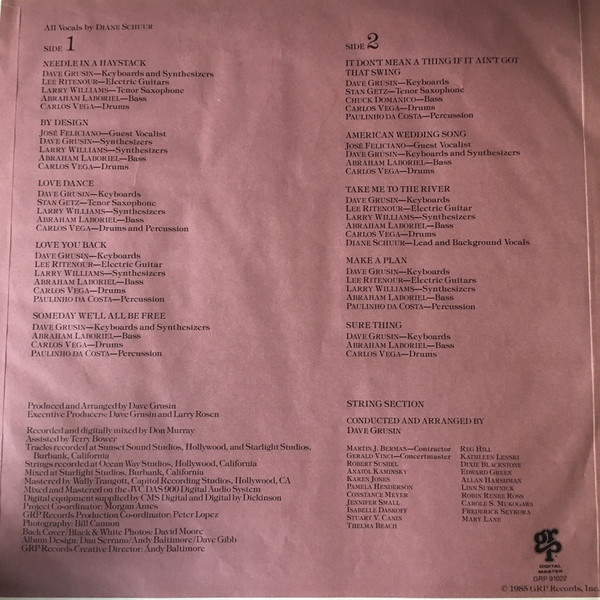 Diane Schuur - Schuur Thing | GRP (GRP 91 022) - 4 Diane Schuur - Schuur Thing | GRP (GRP 91 022) - 4