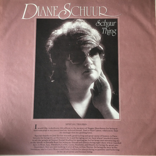 Diane Schuur - Schuur Thing | GRP (GRP 91 022) - 3 Diane Schuur - Schuur Thing | GRP (GRP 91 022) - 3