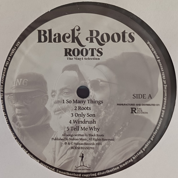 Black Roots - Roots the Vinyl  Selection | Real Rock (RCKNUBIANLP01) - 3
