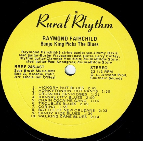 Raymond Fairchild - Honky Tonkin' Country Blues | Rural Rhythm Records (RRRF 245-AST) - 2 Raymond Fairchild - Honky Tonkin' Country Blues | Rural Rhythm Records (RRRF 245-AST) - 2