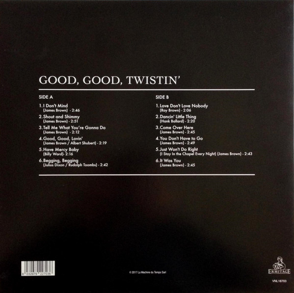 James Brown & The Famous Flames - Good, Good, Twistin' | Ermitage (VNL18703) - 2