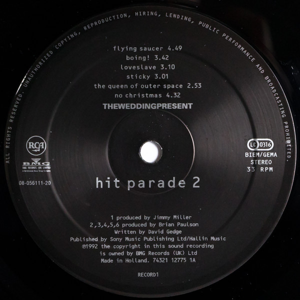 The Wedding Present - Hit Parade 2 | RCA (74321 12775 1) - 3 The Wedding Present - Hit Parade 2 | RCA (74321 12775 1) - 3