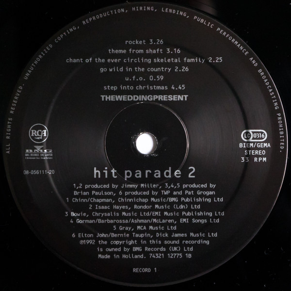 The Wedding Present - Hit Parade 2 | RCA (74321 12775 1) - 4 The Wedding Present - Hit Parade 2 | RCA (74321 12775 1) - 4