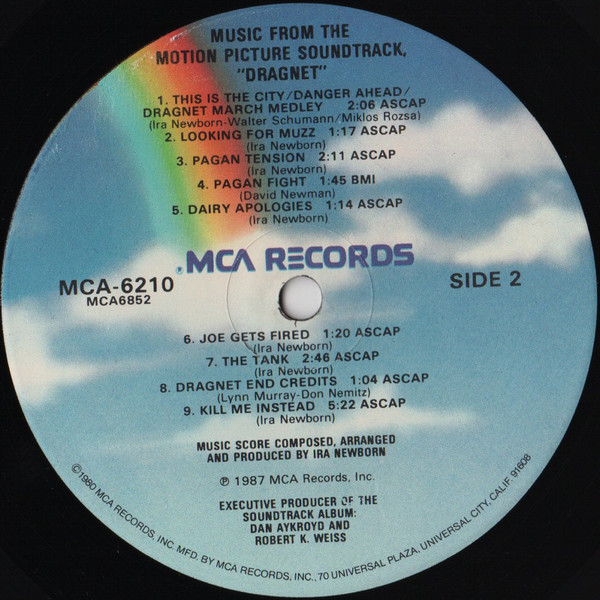 Various - Dragnet - Music From The Motion Picture Soundtrack | MCA Records (MCA 6210) - 4 Various - Dragnet - Music From The Motion Picture Soundtrack | MCA Records (MCA 6210) - 4