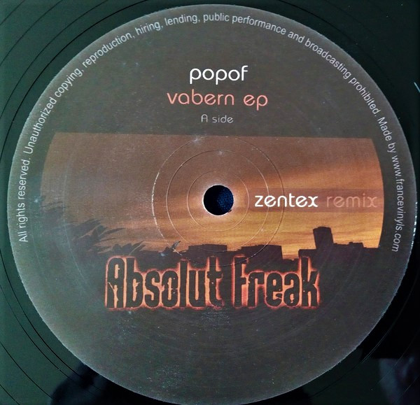 Popof - Vabern EP | Absolut Freak Records (AF06)