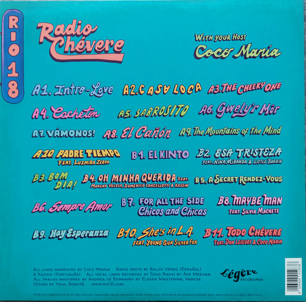 Carwyn Ellis & Rio 18 - Radio Chévere | Légère Recordings (LEGO 334-VL) - 2 Carwyn Ellis & Rio 18 - Radio Chévere | Légère Recordings (LEGO 334-VL) - 2