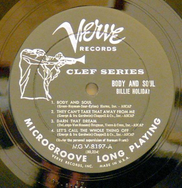 Billie Holiday - Body And Soul | Verve Records (MG V-8197) - 3 Billie Holiday - Body And Soul | Verve Records (MG V-8197) - 3