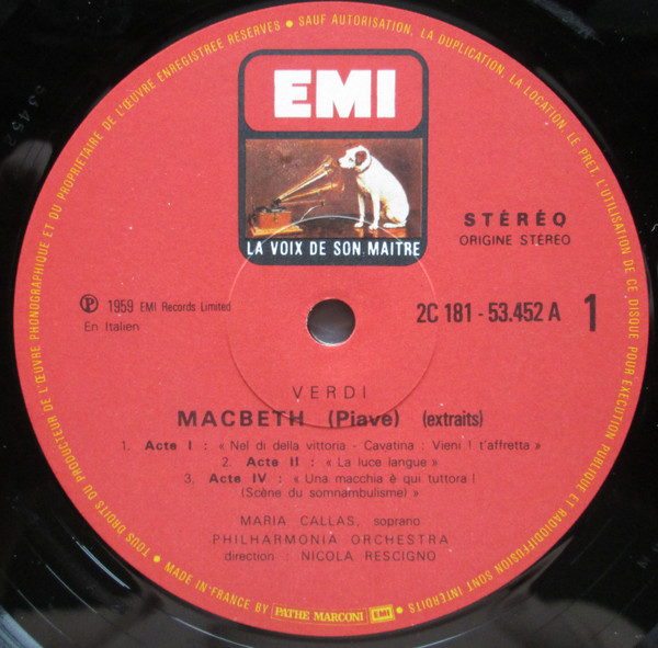 Maria Callas - Héroïnes De Verdi | La Voix De Son Maître (2C 181 - 53452 / 3) - 3 Maria Callas - Héroïnes De Verdi | La Voix De Son Maître (2C 181 - 53452 / 3) - 3