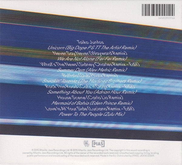 Basement Jaxx - Junto Remixed | Atlantic Jaxx (JAXXCD009) - 2
