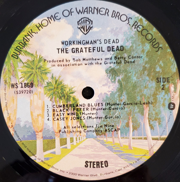The Grateful Dead - Workingman's Dead | Warner Bros. Records (WS 1869) - 4