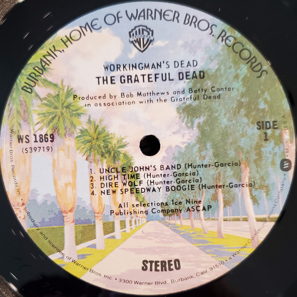 The Grateful Dead - Workingman's Dead | Warner Bros. Records (WS 1869) - 3