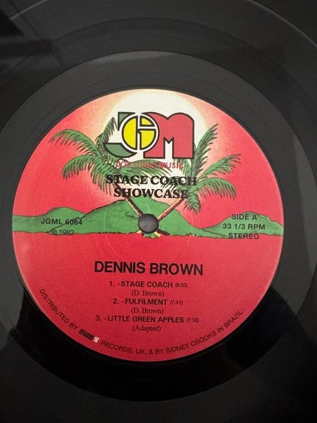 Dennis Brown - Stage Coach Showcase | Joe Gibbs Music (JGML-6064) - 3