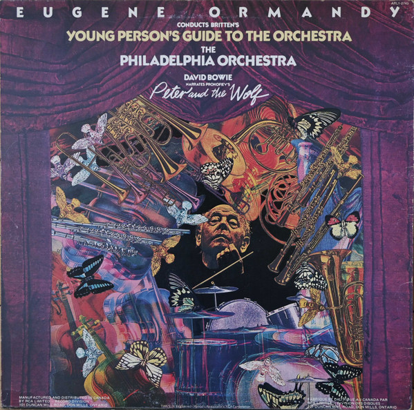 David Bowie Narrates Sergei Prokofiev / Eugene Ormandy & The Philadelphia Orchestra Perform Benjamin Britten - Peter And The Wolf / Young Person's Guide To The Orchestra | RCA Red Seal (ARL1-2743) - 2