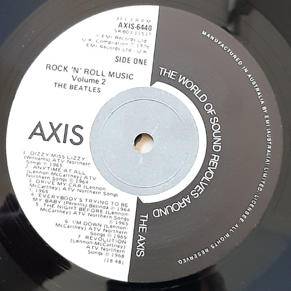 The Beatles - Rock 'N' Roll Music Volume 2 | Axis (AXIS.6440) - 3
