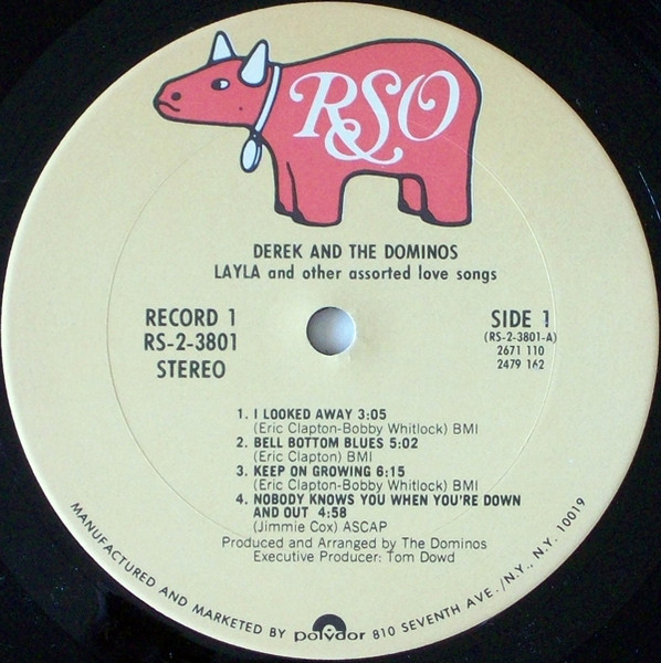 Derek & The Dominos - Layla And Other Assorted Love Songs | RSO (RS-2-3801) - 3