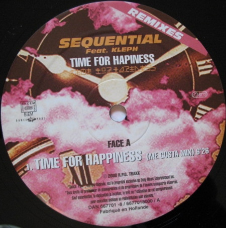 Sequential - Time For Happiness (Remixes) | Dance Pool (DAN 667701-8) - 3