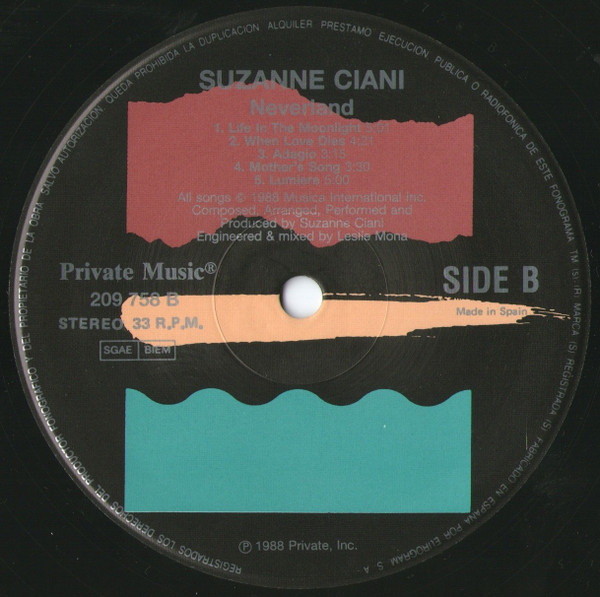 Suzanne Ciani - Neverland | Private Music (209758 (5C)) - 3 Suzanne Ciani - Neverland | Private Music (209758 (5C)) - 3