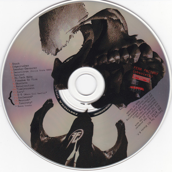 Fear Factory - Obsolete [CD] | Attic (RR 8752-5) - 3