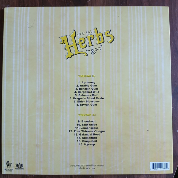 Metal Fingers - Special Herbs Vols 3 & 4 | Rhymesayers Entertainment (RSE0383-1) - 2