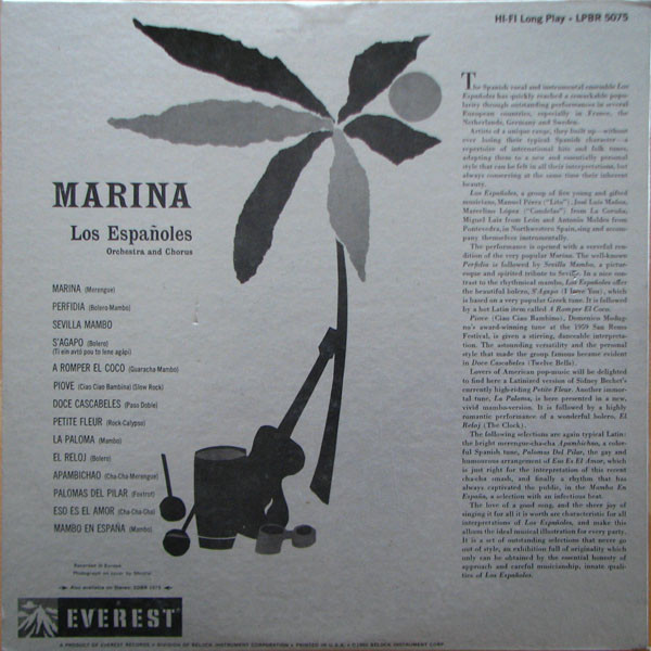Los Españoles - Marina | Everest (LPBR 5075) - 2