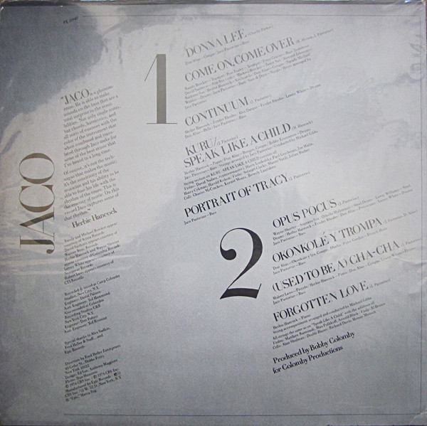 Jaco Pastorius - Jaco Pastorius | Epic (PE 33949) - 2 Jaco Pastorius - Jaco Pastorius | Epic (PE 33949) - 2