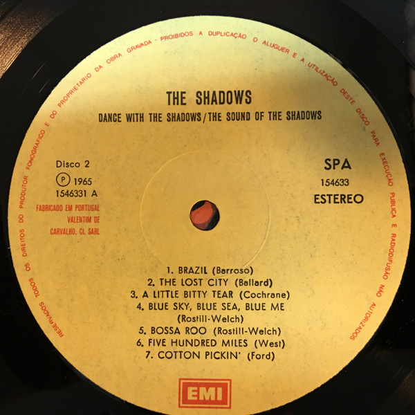 The Shadows - Dance With The Shadows / The Sound Of The Shadows | EMI (1546323) - 3