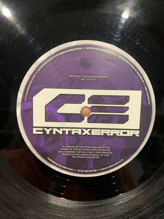 Sounds Destructive - Police Tape / Many Moons | Cyntax Error Records (CE002) - 2