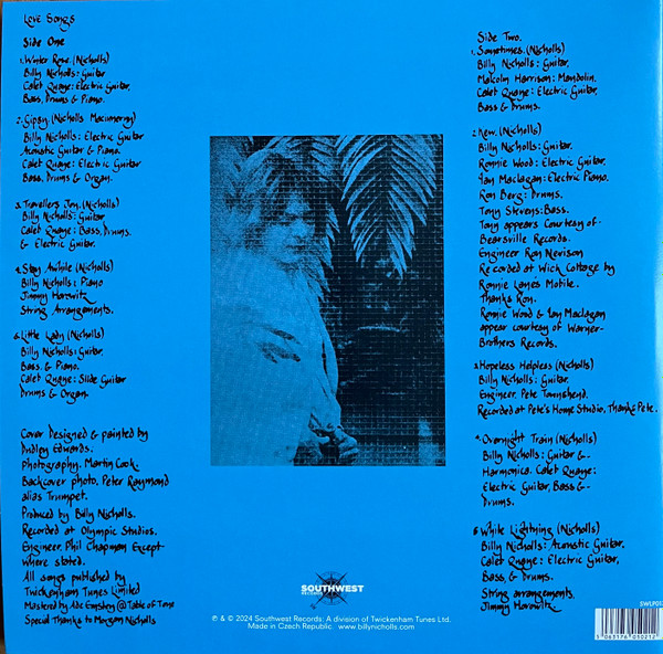 Billy Nicholls - Love Songs | Southwest Records (SWLP013) - 4 Billy Nicholls - Love Songs | Southwest Records (SWLP013) - 4